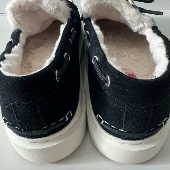 Cole Haan Women's GrandPro Rally Slipper Moccasin - Black Suede-Zebra Size 8 - Picture 7 of 11